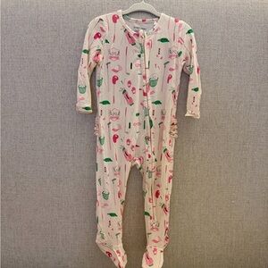 Angel Dear Golf Girl Ruffle Butt Footie PJ 9-12mo